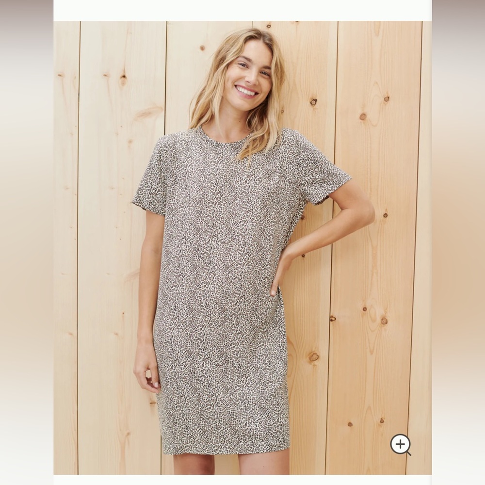 Jenni Kayne Leopard T-Shirt Dress